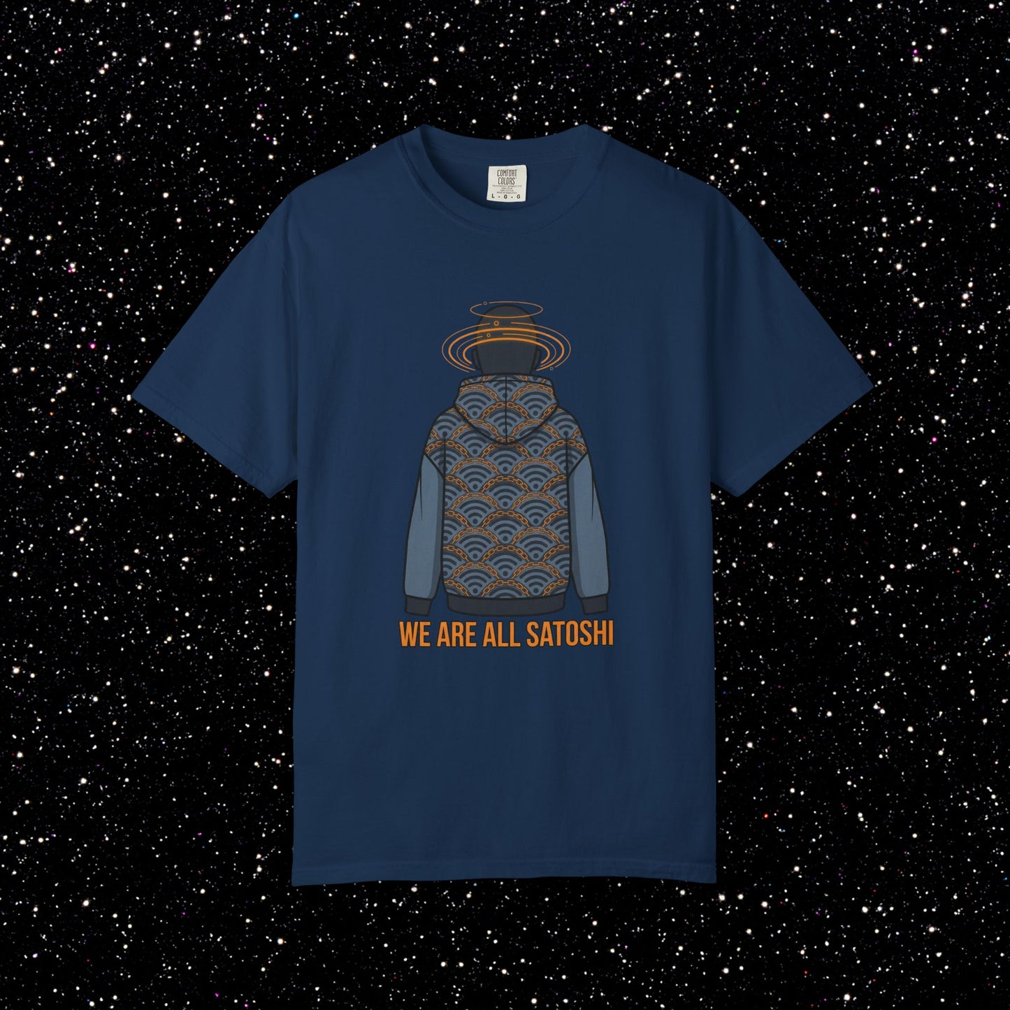 We Are All Satoshi T-Shirt — Crypto Hoodie Graphic Tee