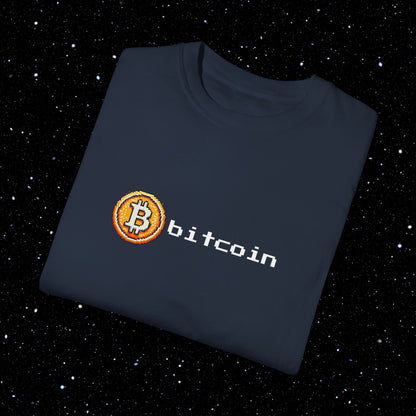 8-Bit Bitcoin Comfort Colors Tee Shirt