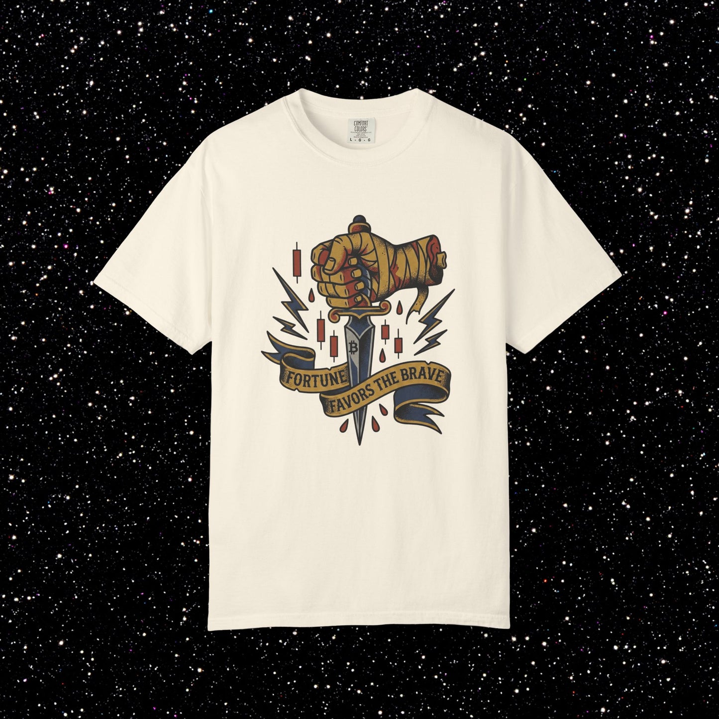 Fortune Favors the Brave Tiger Tee