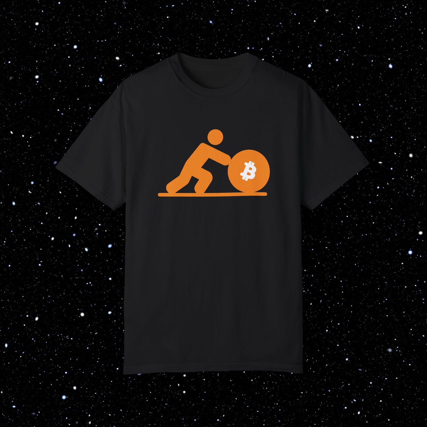 Pushin' B - Bitcoin Comfort Colors Graphic Tee