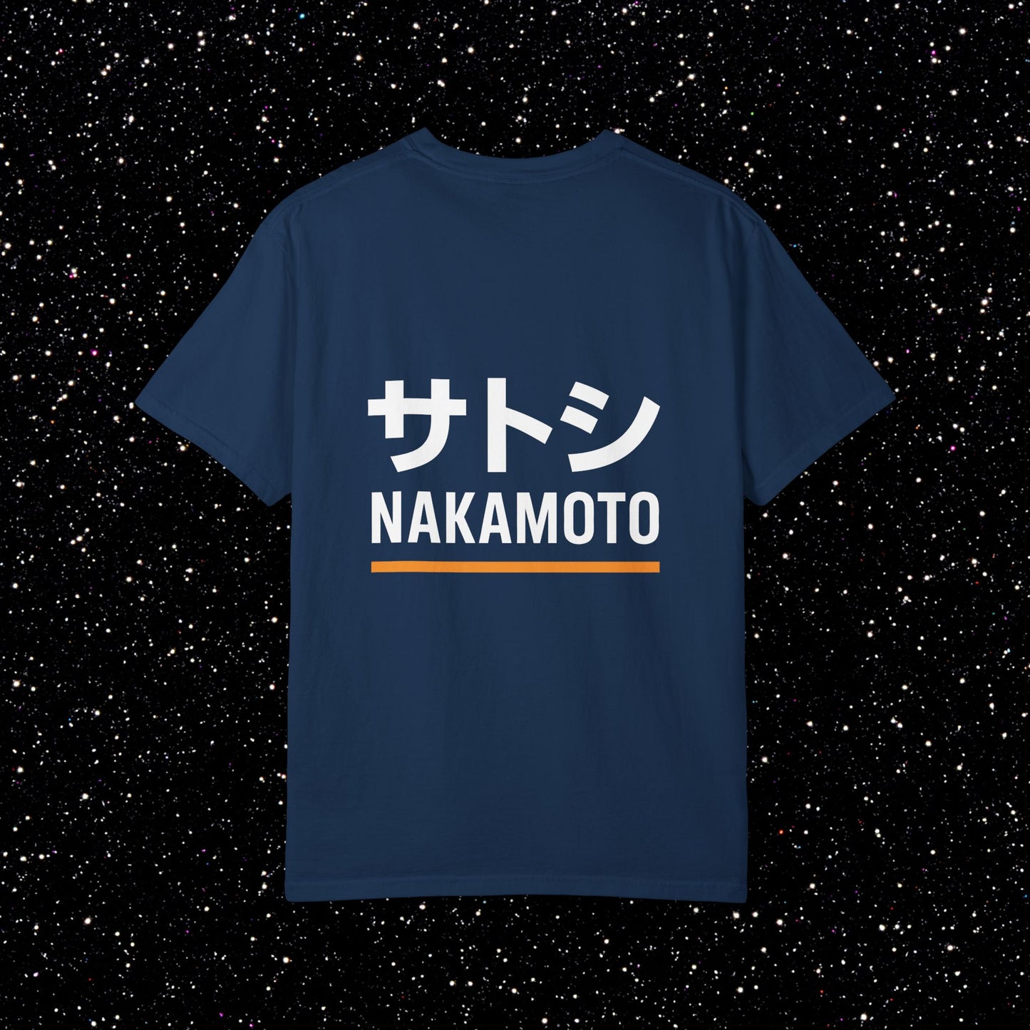 Satoshi Nakamoto — Katakana Backprint Tee