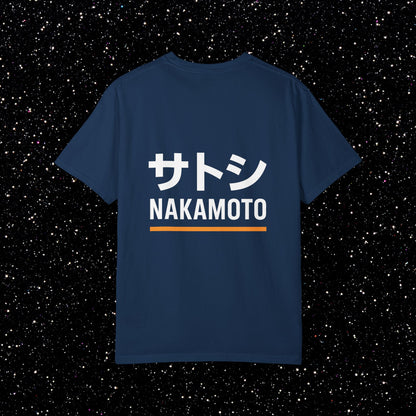 Satoshi Nakamoto — Katakana Backprint Tee