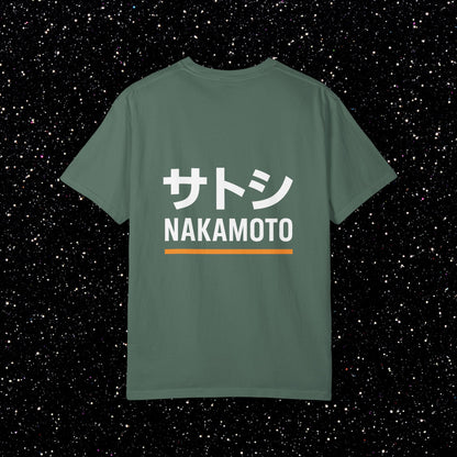 Satoshi Nakamoto — Katakana Backprint Tee