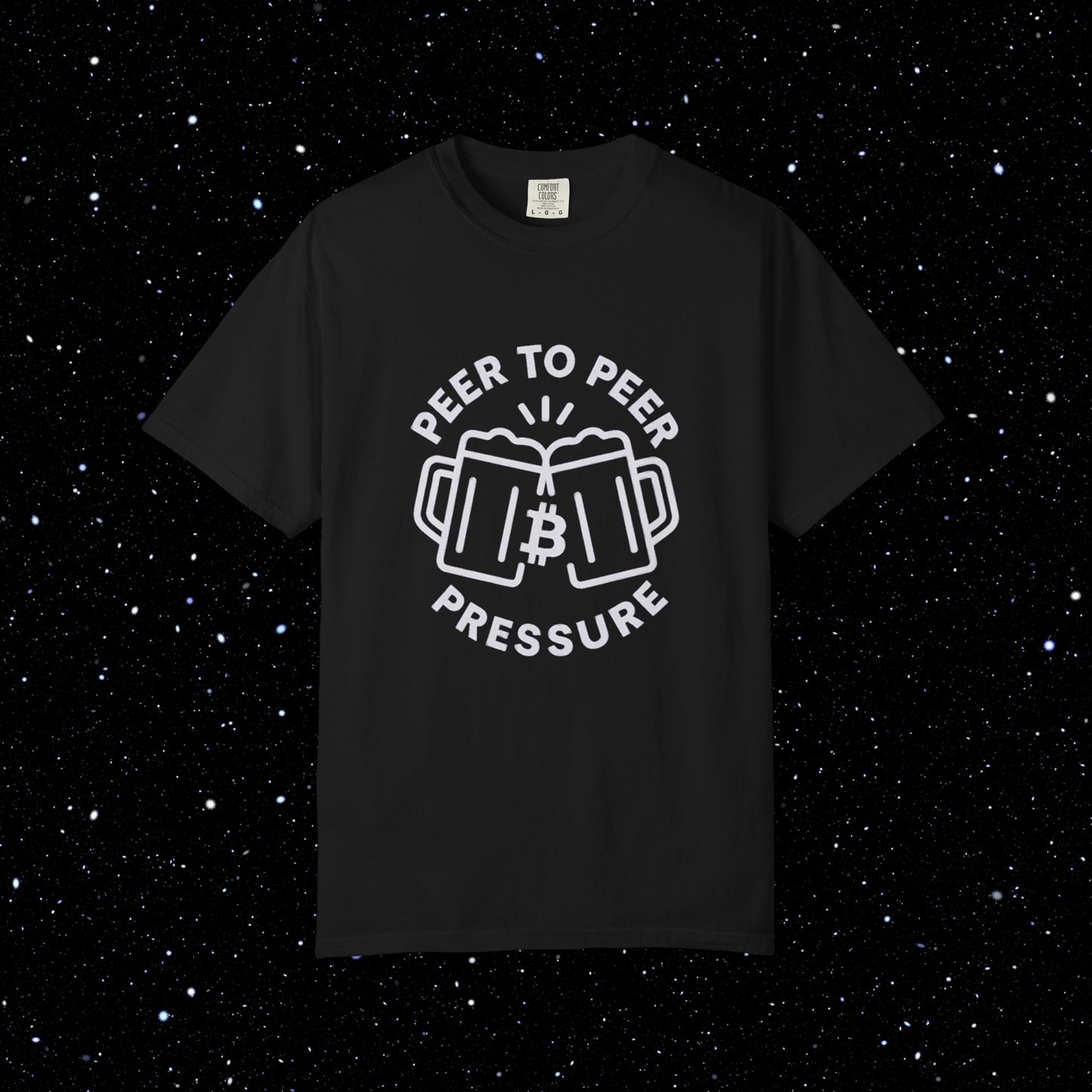 Peer to Peer Pressure Bitcoin Tee