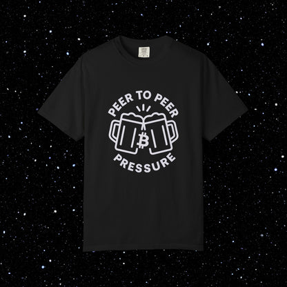Peer to Peer Pressure Bitcoin Tee