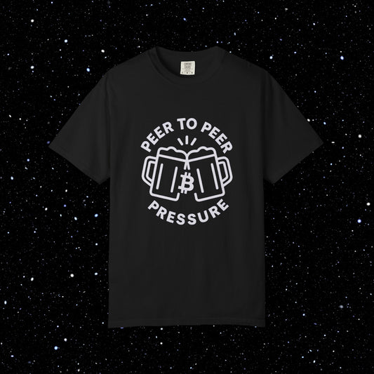 Peer to Peer Pressure Bitcoin Tee