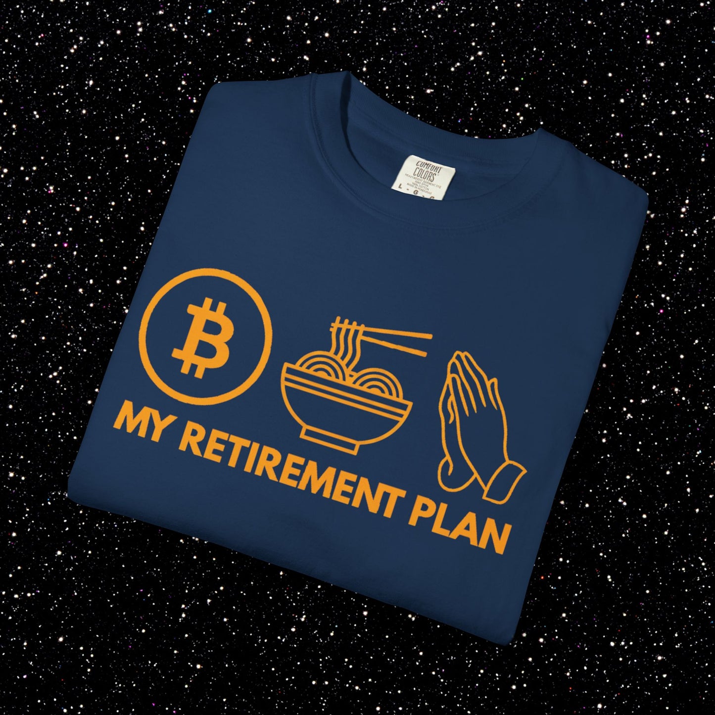 Ramen Retirement Plan Bitcoin Tee