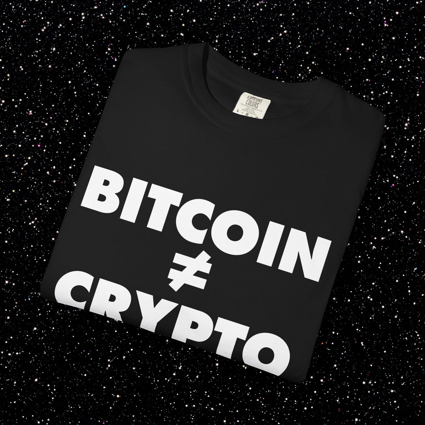 Bitcoin ≠ Crypto Tee