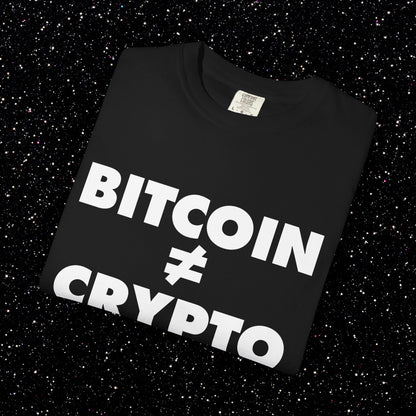 Bitcoin ≠ Crypto Tee
