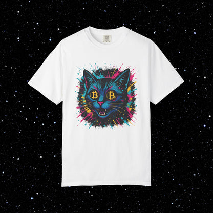 Catoshi Splatter Bitcoin Tee