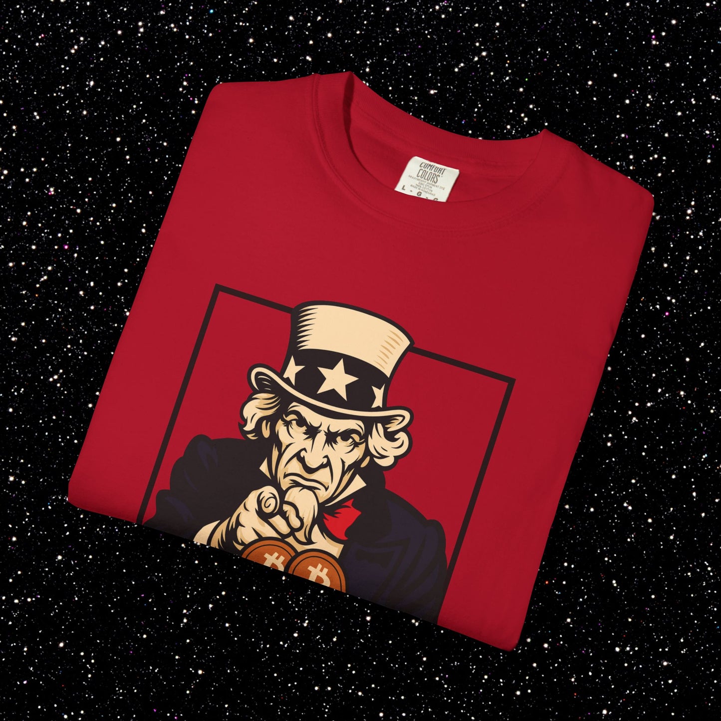 SELF CUSTODY Uncle Sam Bitcoin Tee