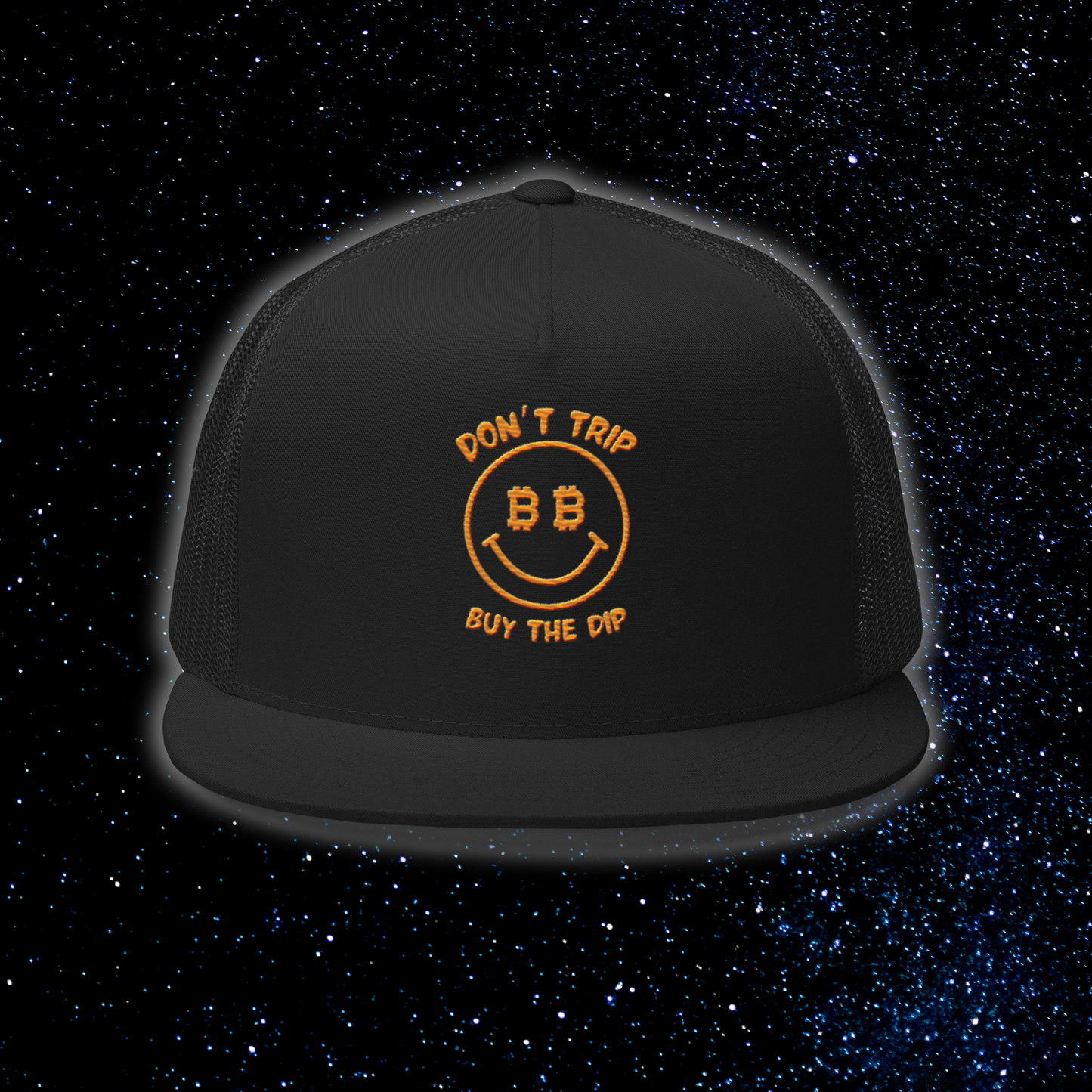 Don’t Trip Buy the Dip Bitcoin Trucker Hat
