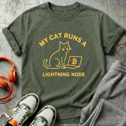 Cat Runs a Lightning Node