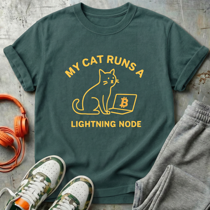 Cat Runs a Lightning Node
