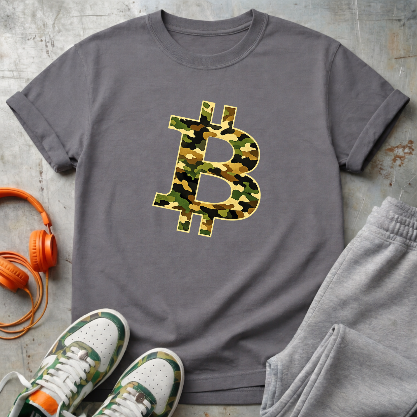 Bitcoin Camo Tee