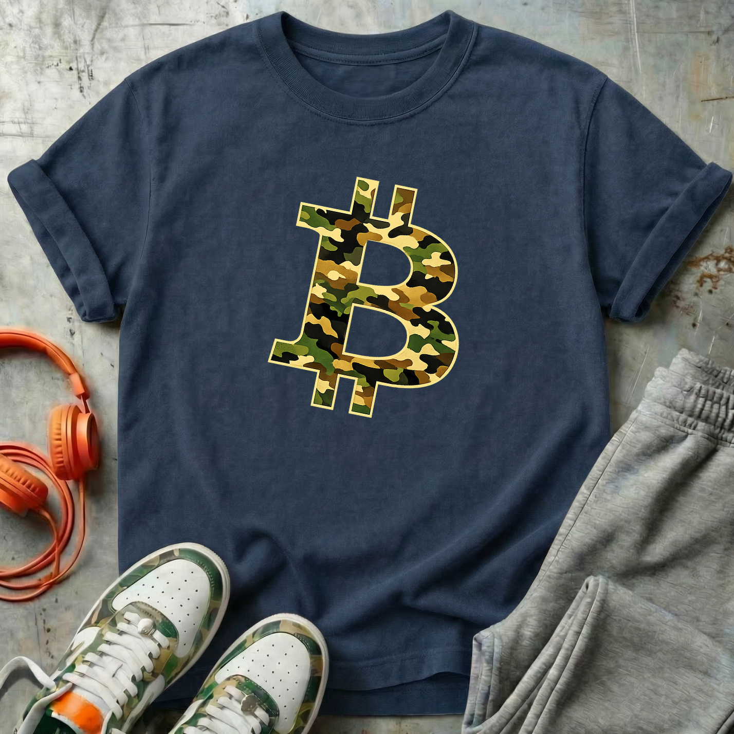 Bitcoin Camo Tee