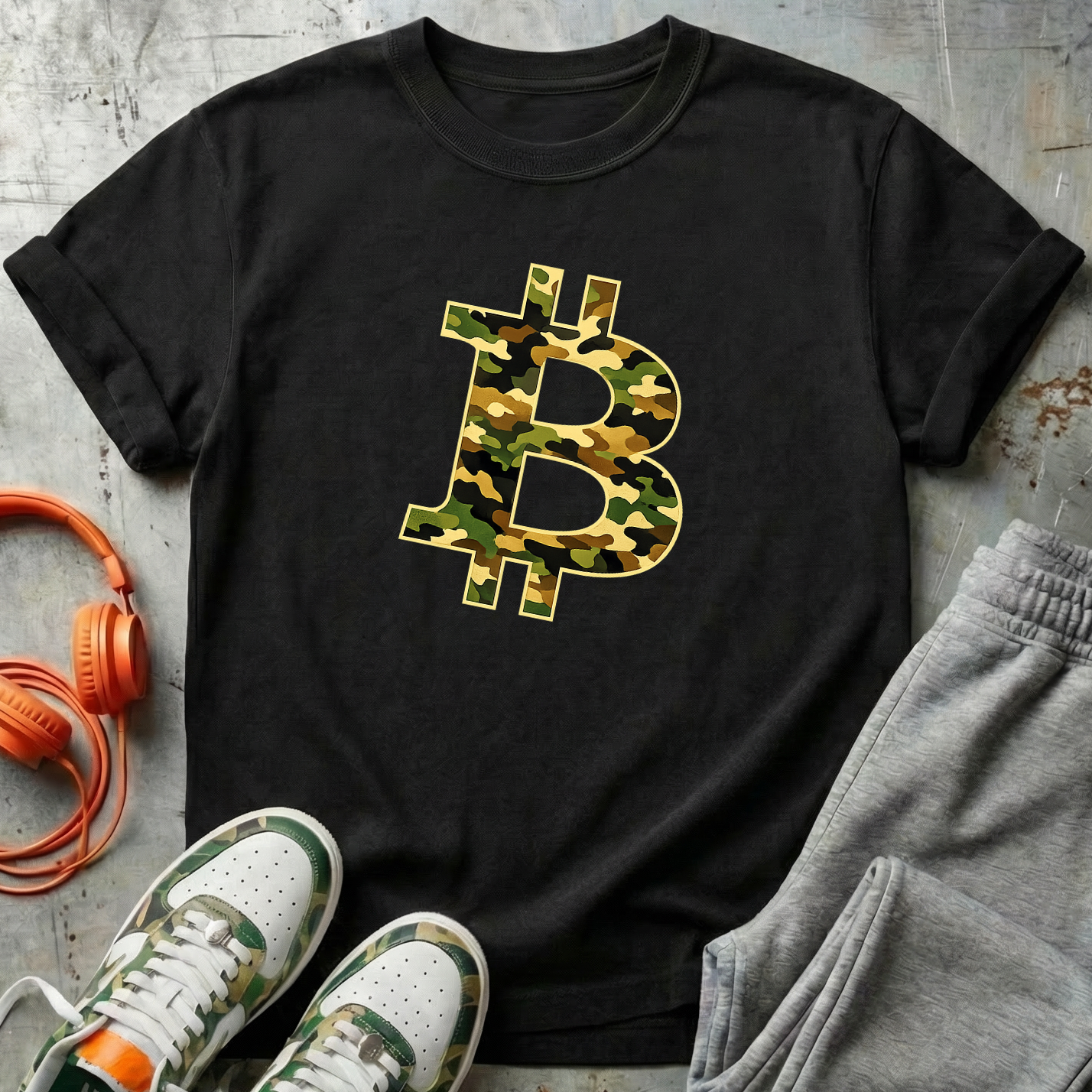 Bitcoin Camo Tee