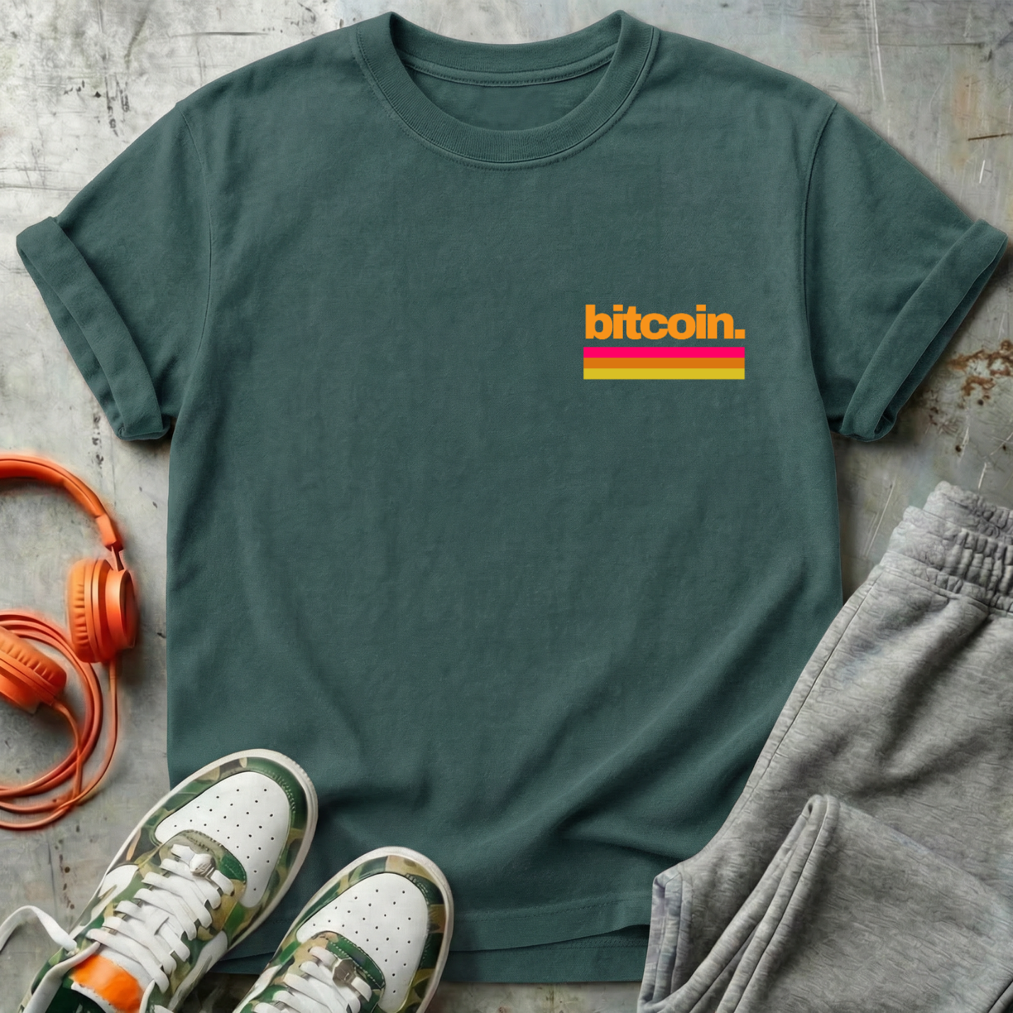 Bitcoin Retro Minimal Tee