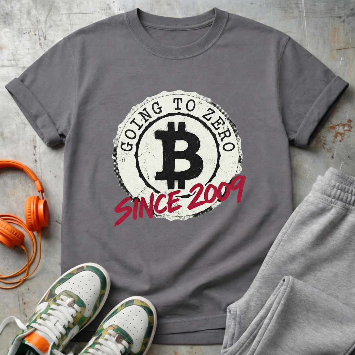 Bitcoin Going to Zero Since 2009 Badge