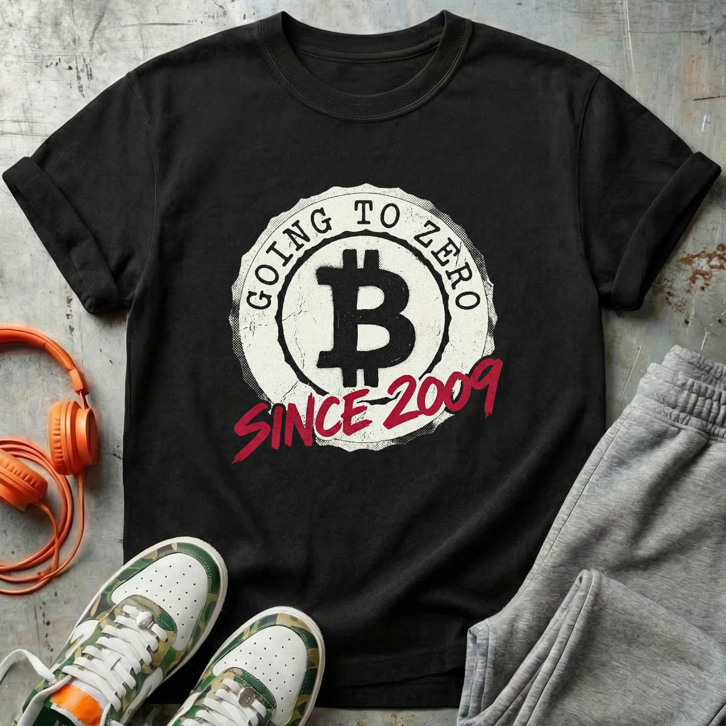 Bitcoin Going to Zero Since 2009 Badge