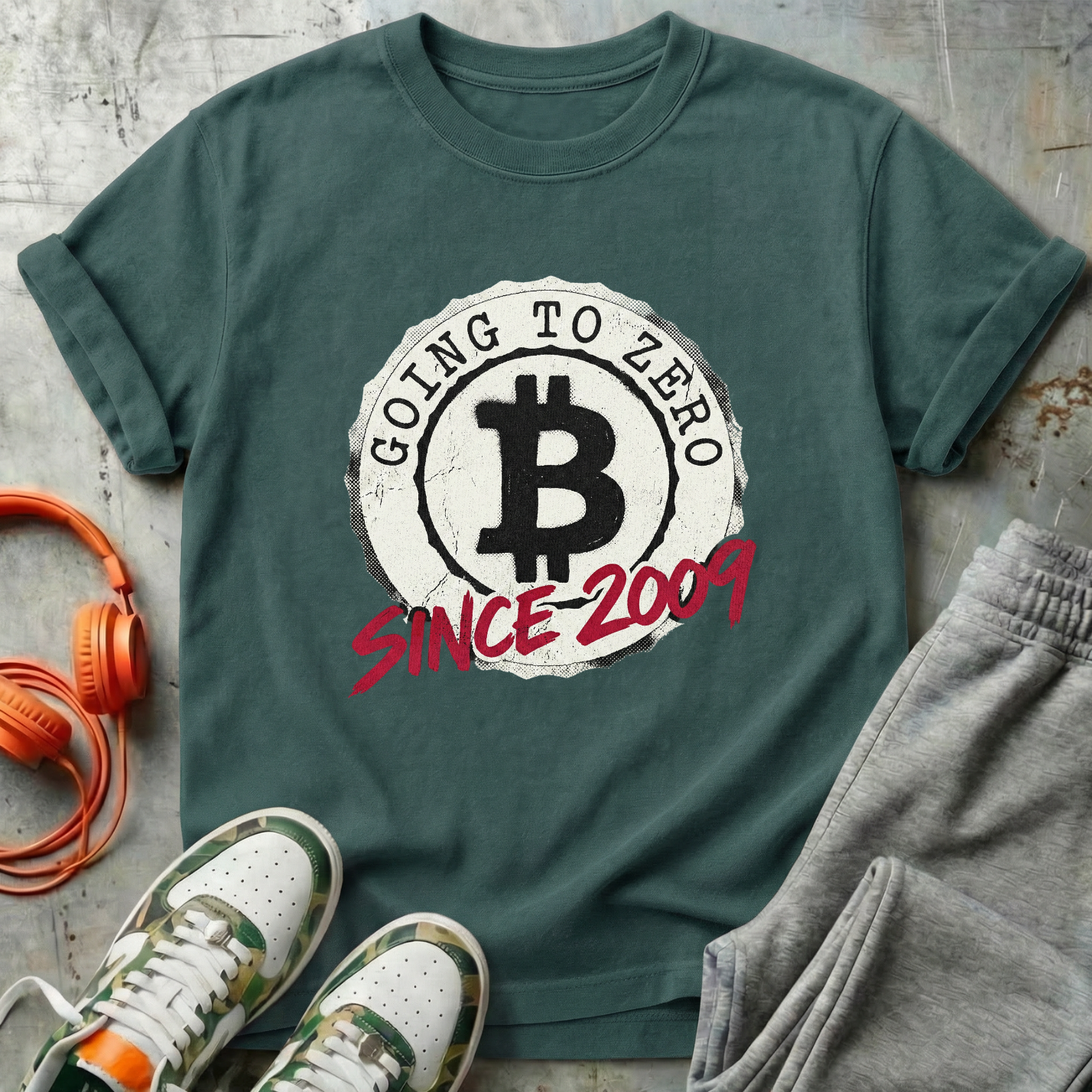 Bitcoin Going to Zero Since 2009 Badge