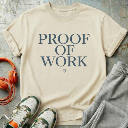 Proof of Work Minimalist Tee