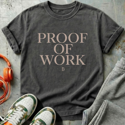 Proof of Work Minimalist Tee