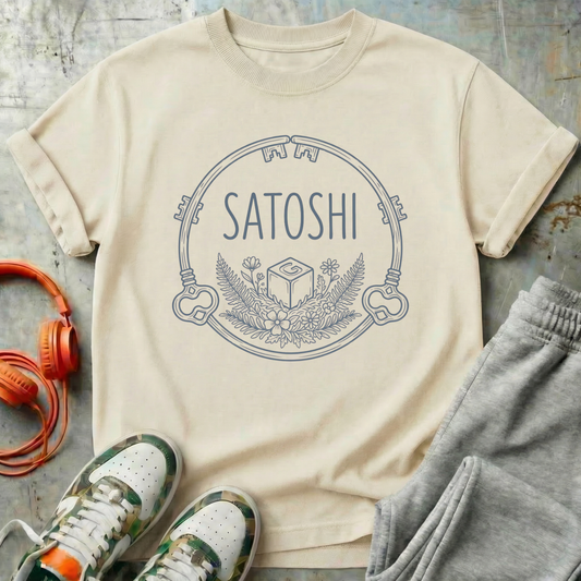 Satoshi Linocut Emblem