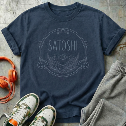 Satoshi Linocut Emblem