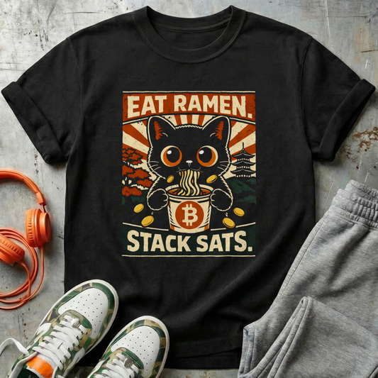 Eat Ramen Stack Sats Kawaii