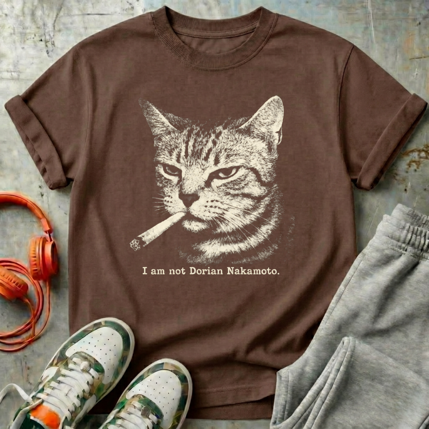 Cat - 'I am not Dorian Nakamoto.'