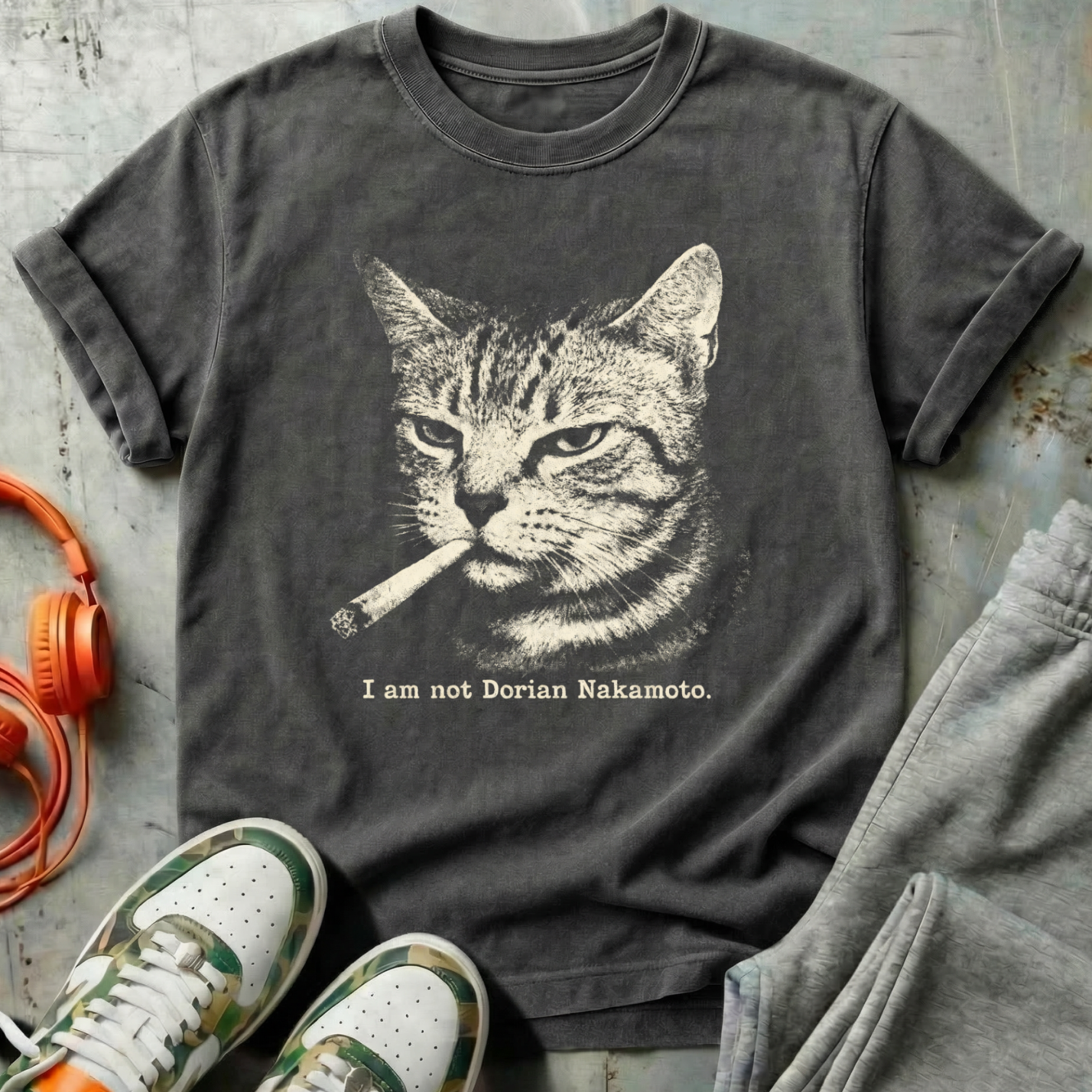 Cat - 'I am not Dorian Nakamoto.'