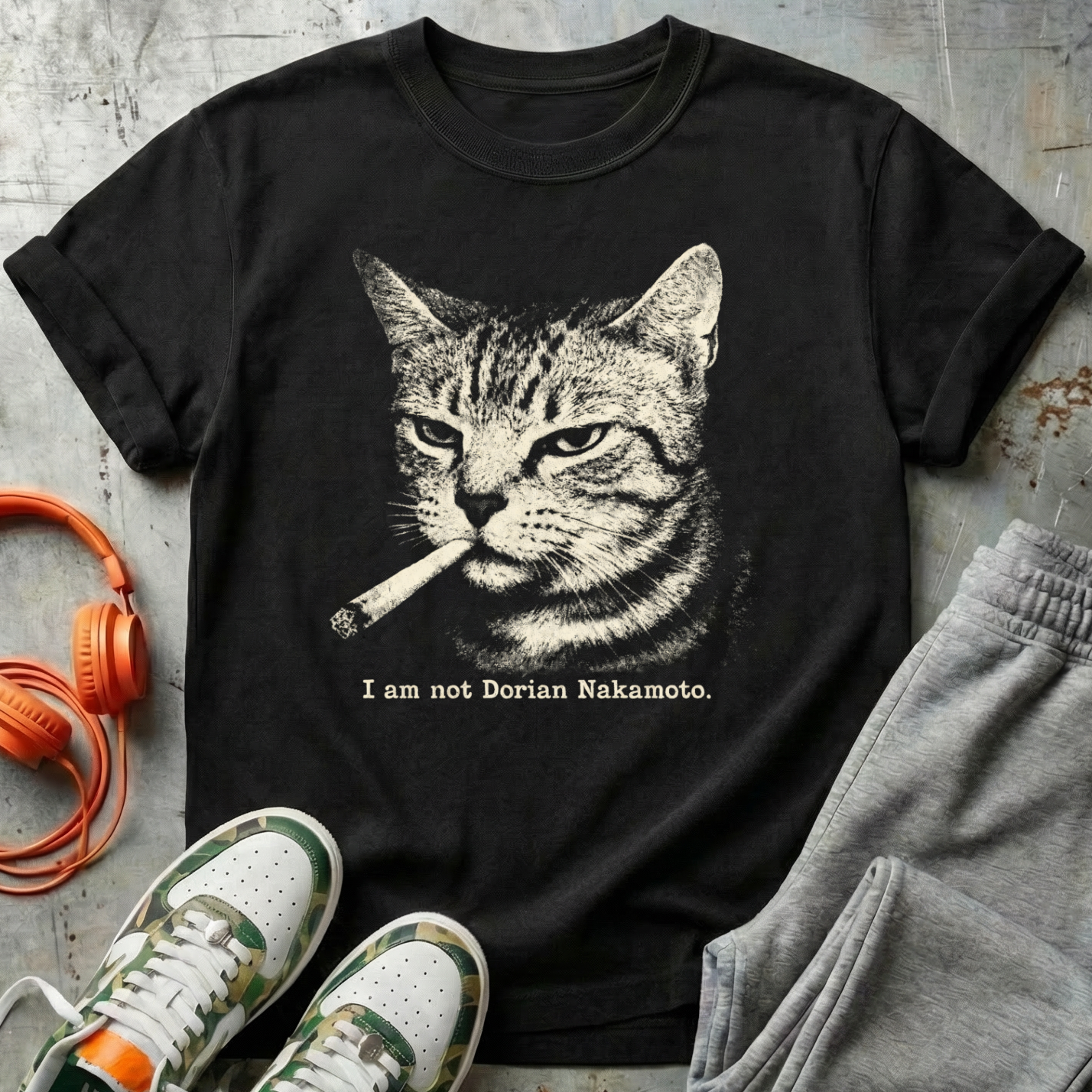 Cat - 'I am not Dorian Nakamoto.'