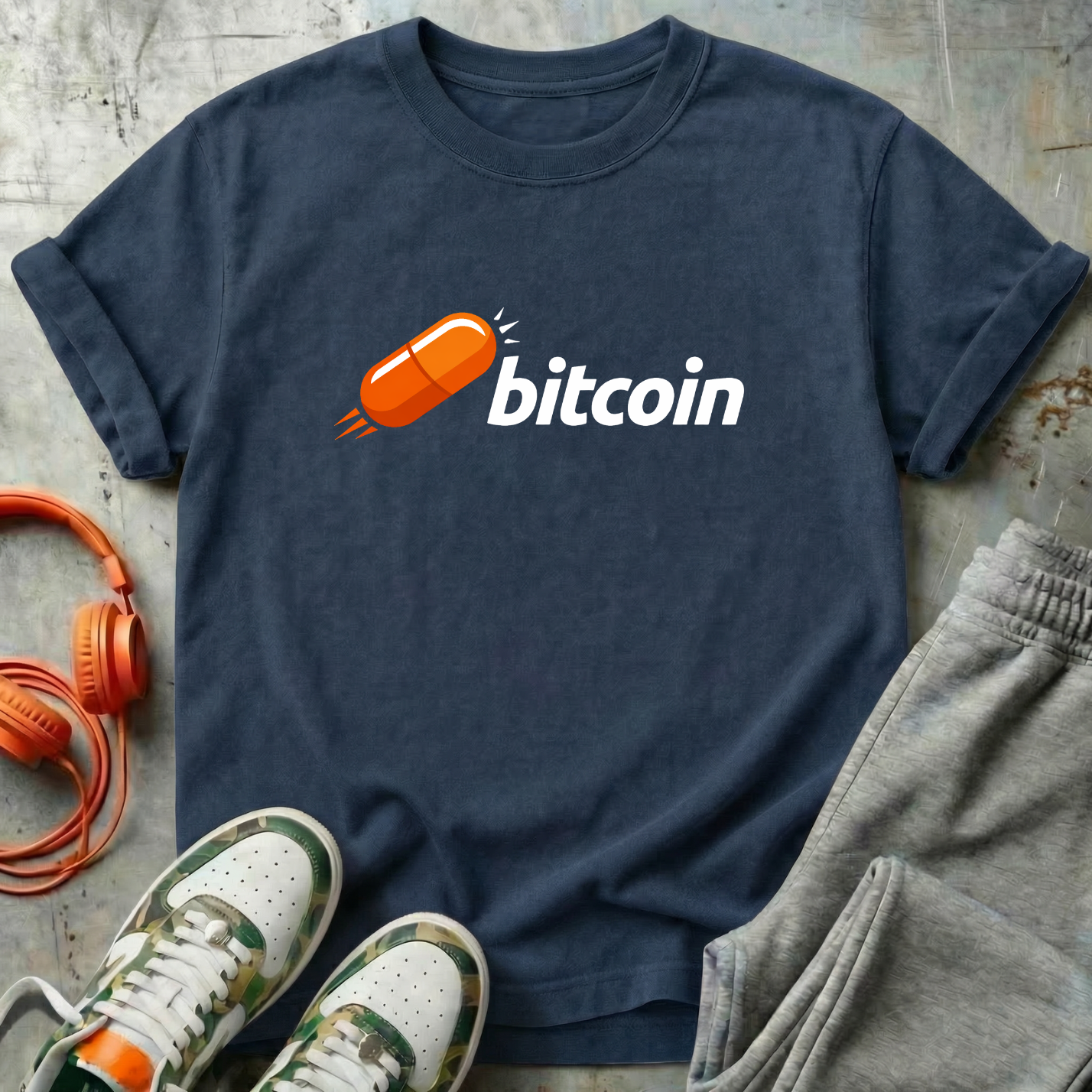 Bitcoin Orange Pill Logo