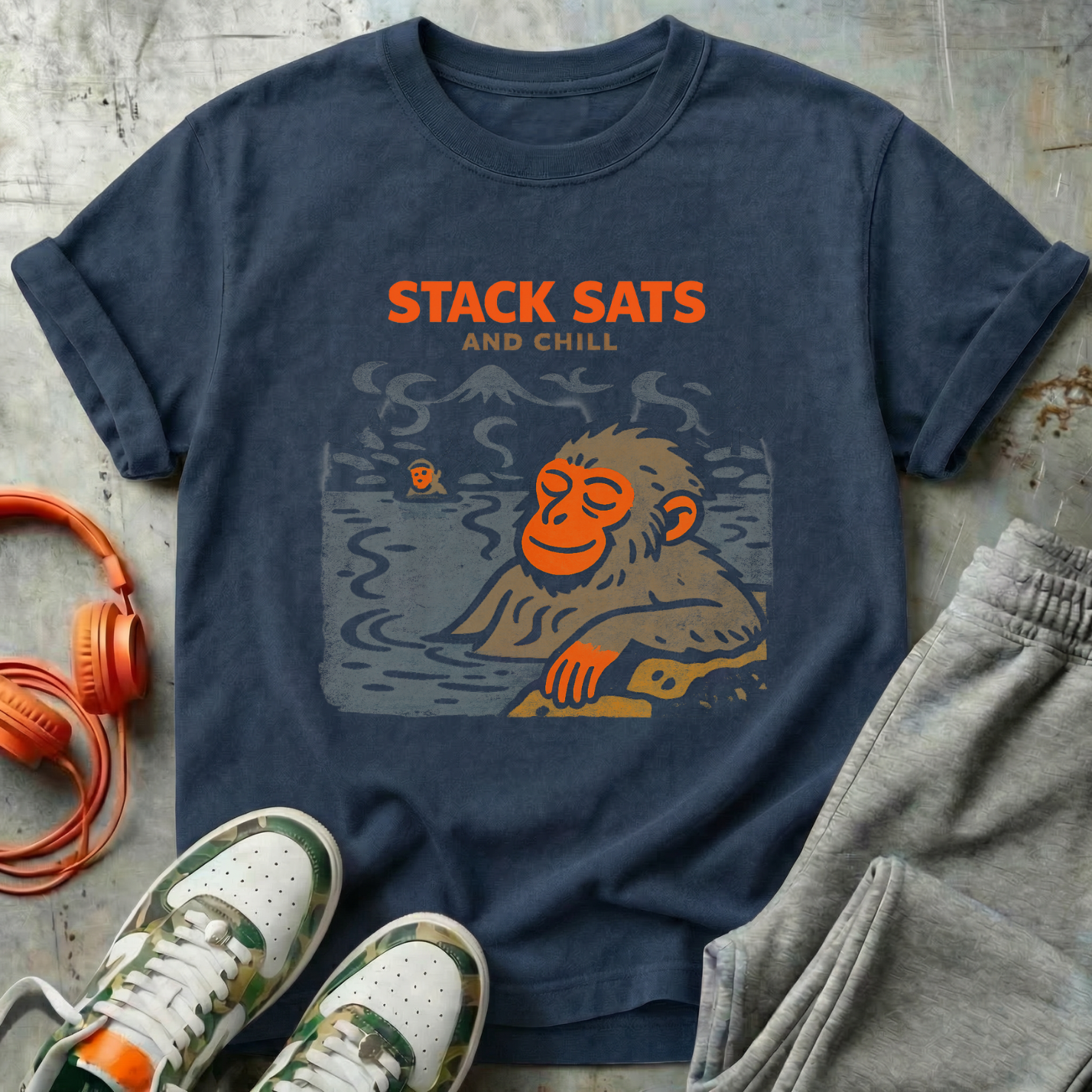 Stack Sats and Chill Macaque