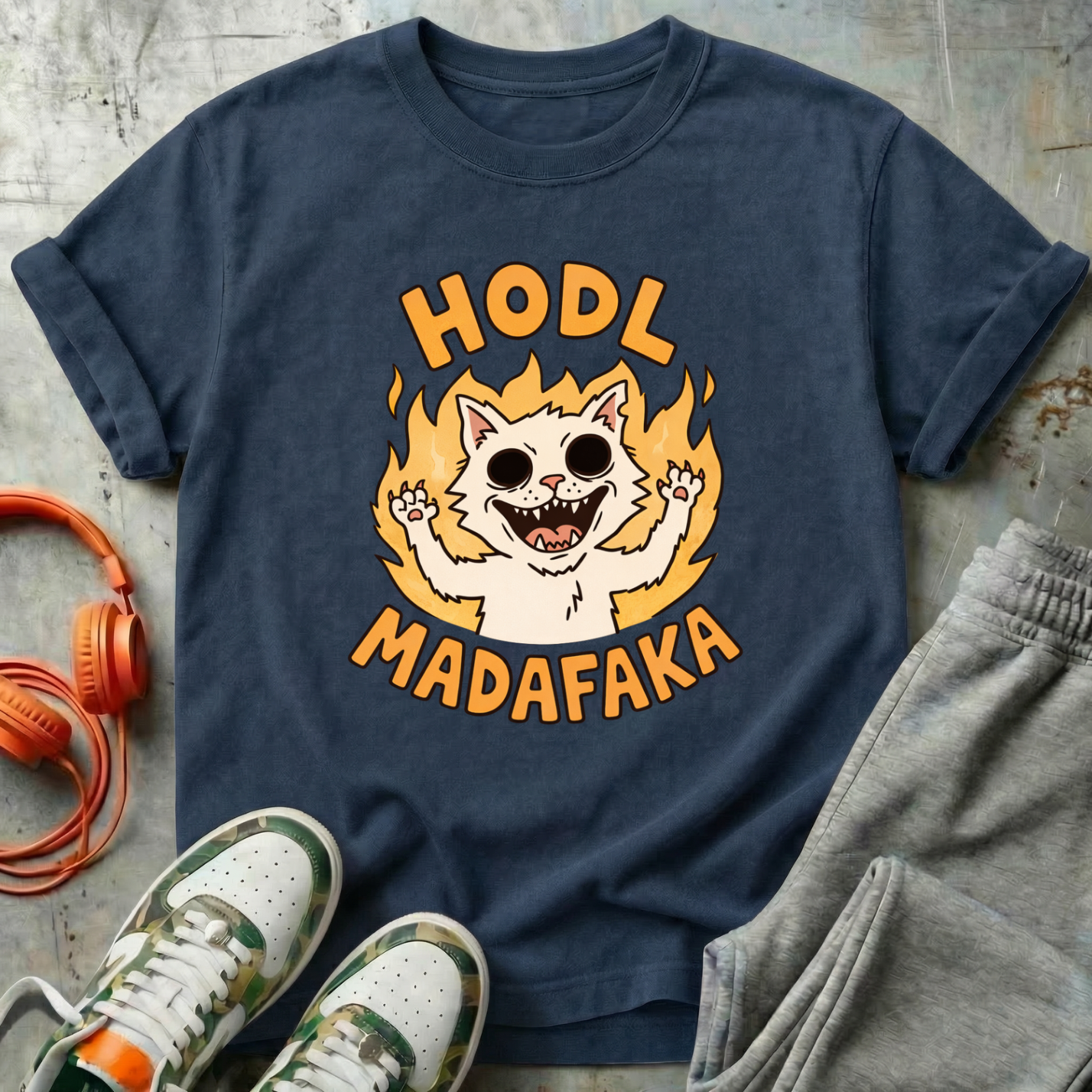 HODL Madafaka Cat