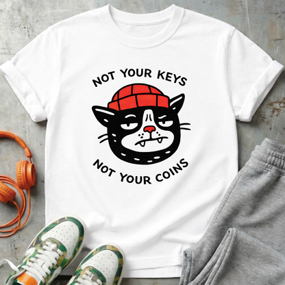 Not Your Keys Not Your Coins Cat