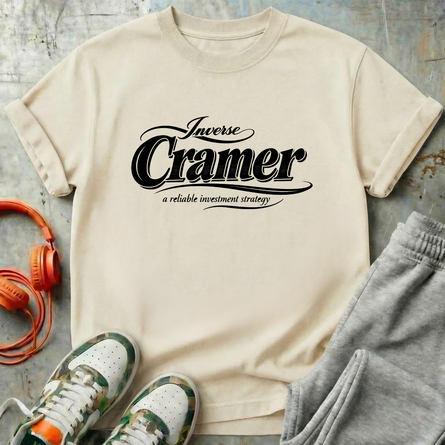 Vintage Script Inverse Cramer