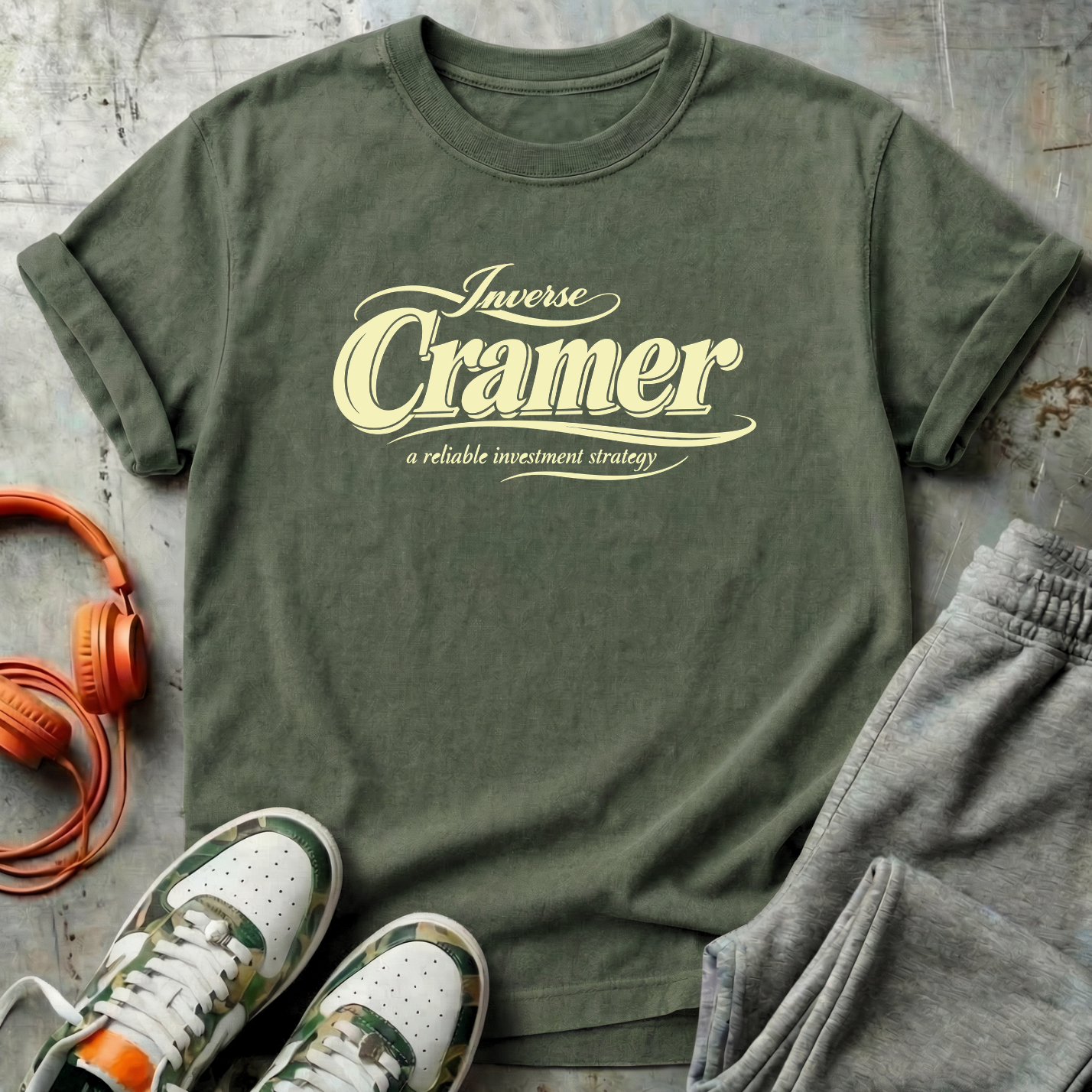 Vintage Script Inverse Cramer