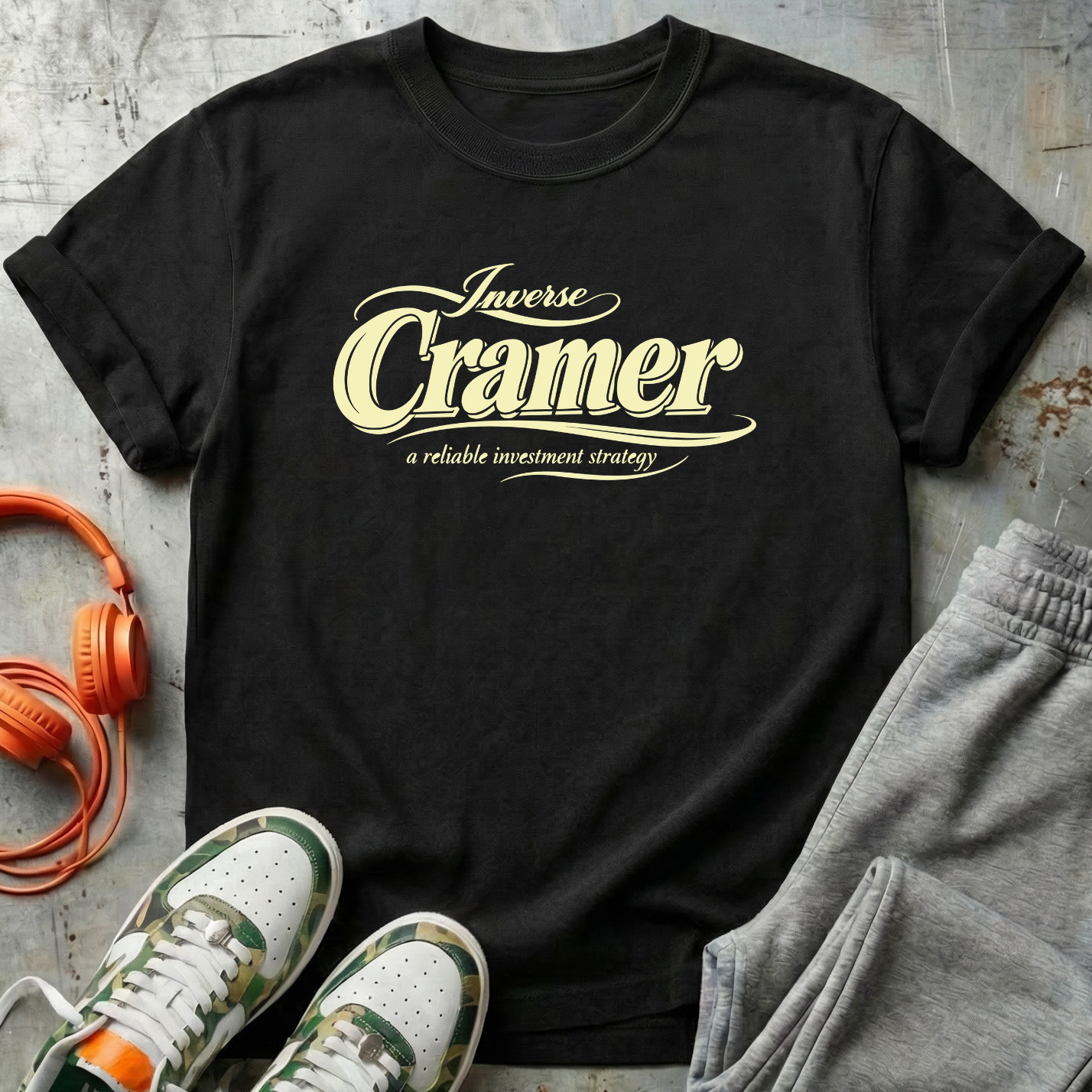 Vintage Script Inverse Cramer