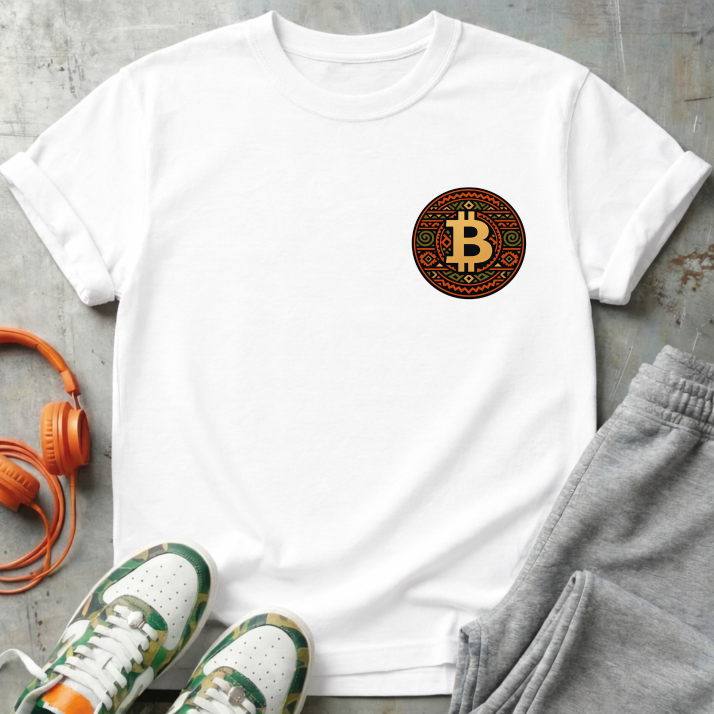 Bitcoin Tribal Badge Pocket