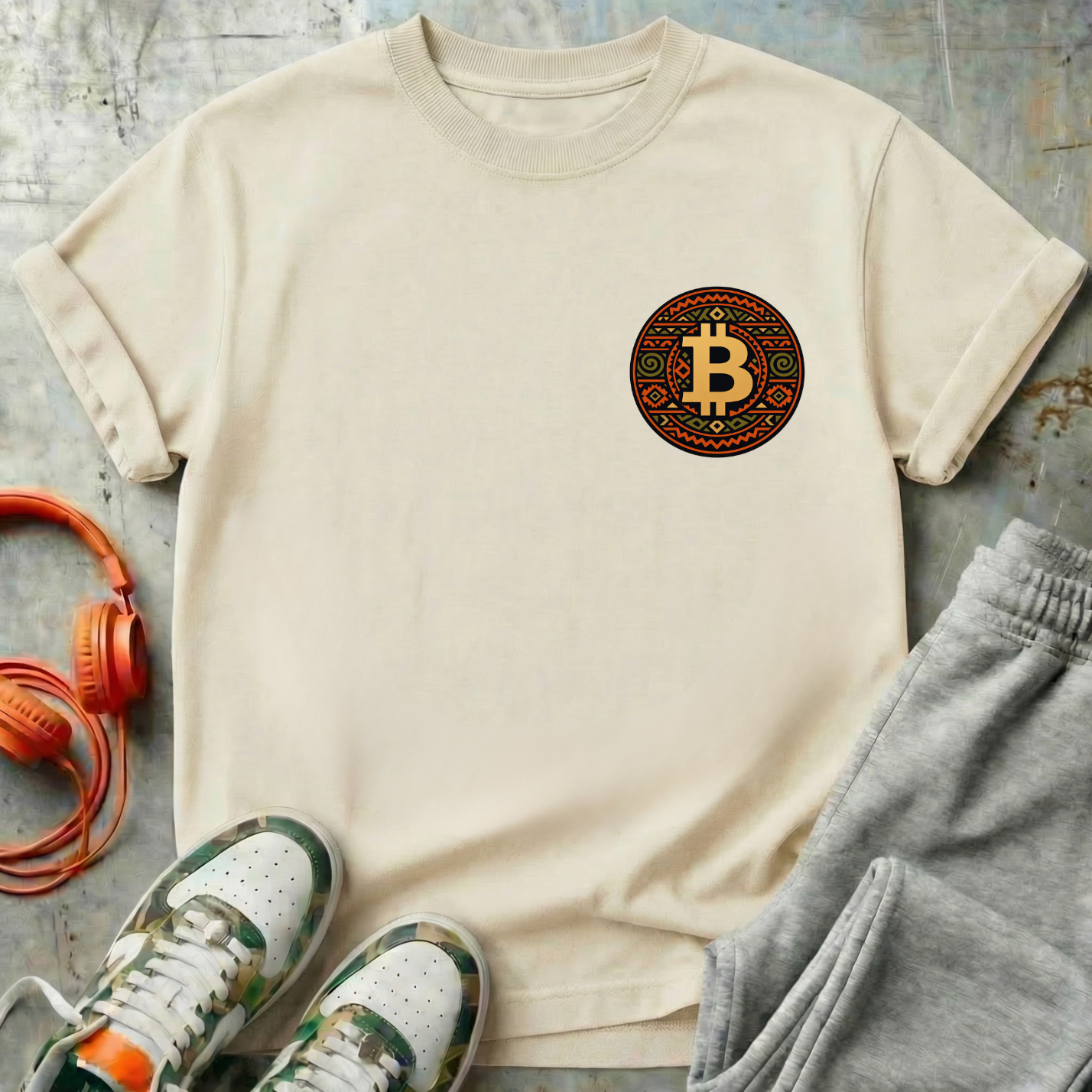 Bitcoin Tribal Badge Pocket