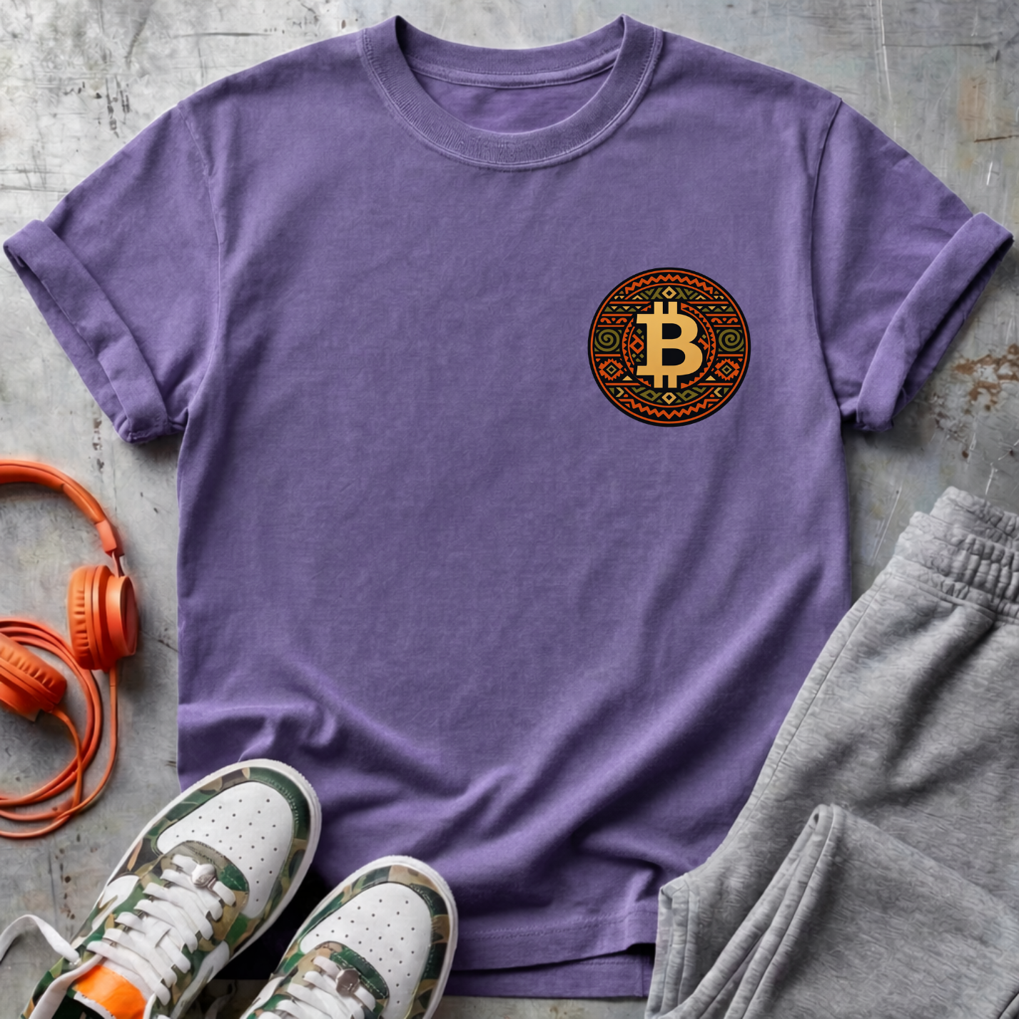 Bitcoin Tribal Badge Pocket