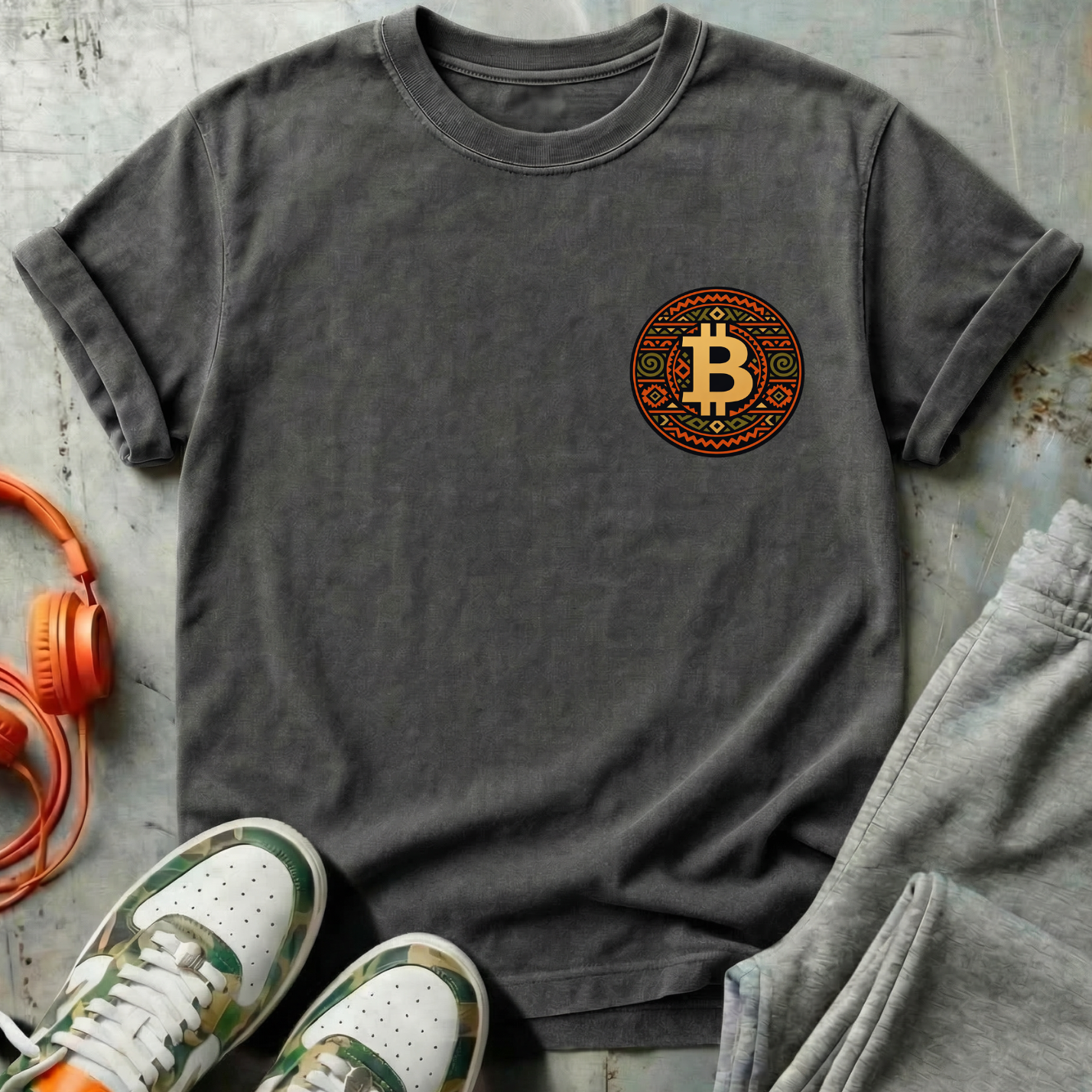 Bitcoin Tribal Badge Pocket
