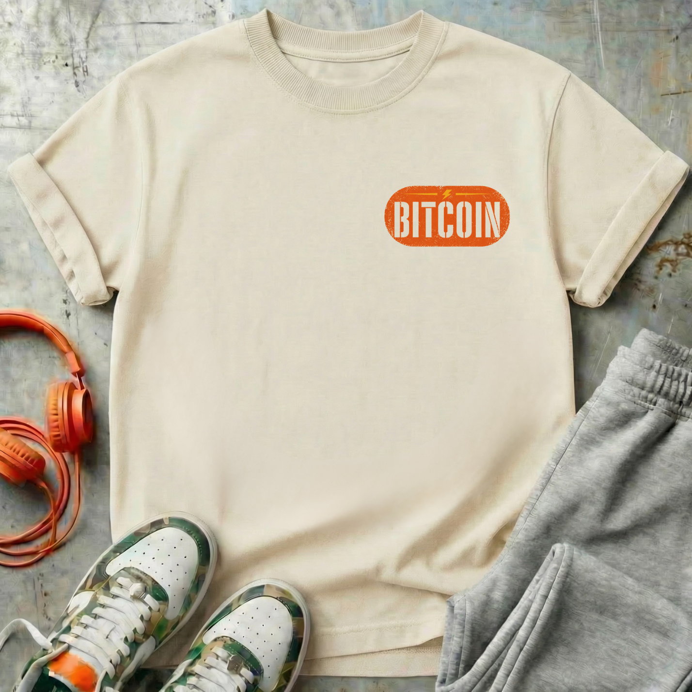 Bitcoin Pill Logo Pocket