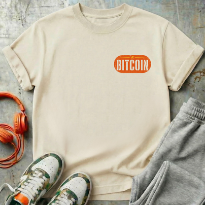 Bitcoin Pill Logo Pocket