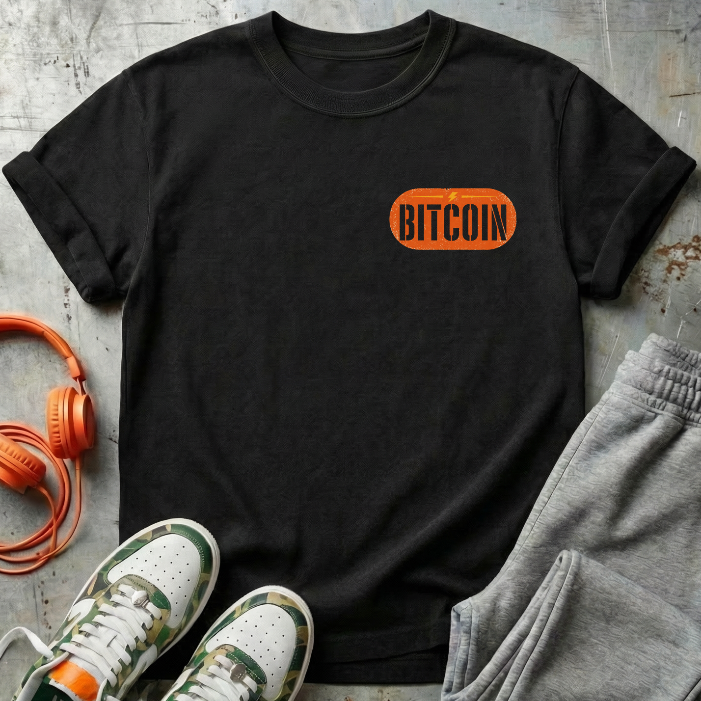 Bitcoin Pill Logo Pocket