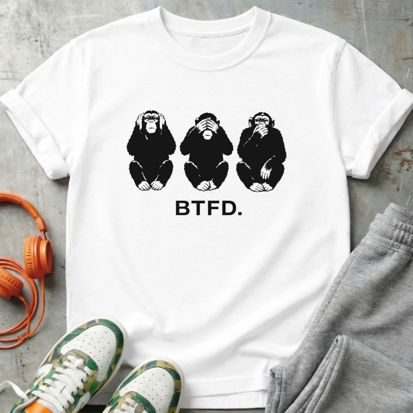 BTFD Three Wise Monkeys