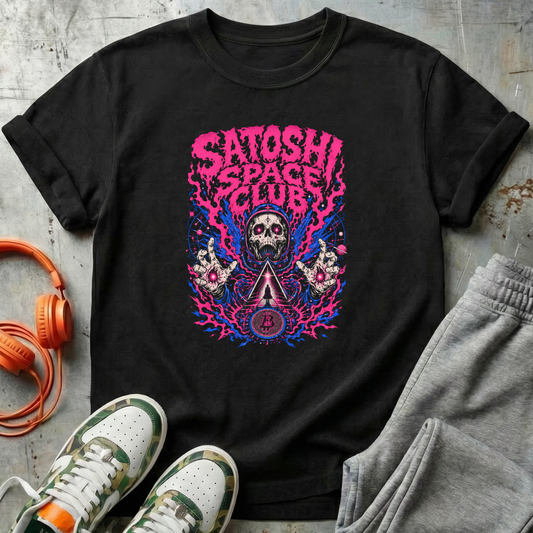 Satoshi Space Club - Retro Skull