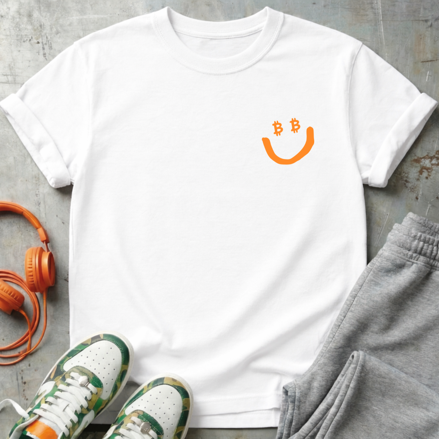 Minimal Bitcoin Smiley
